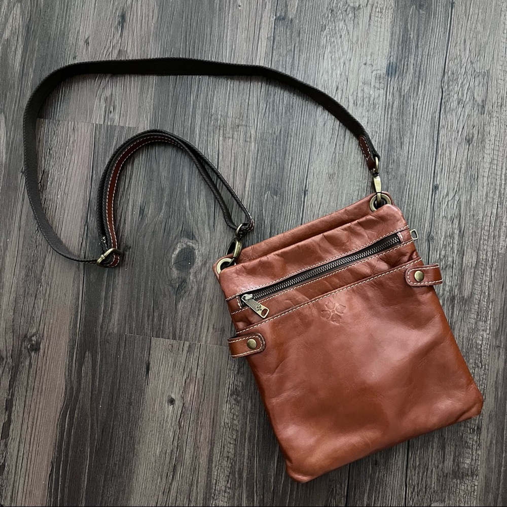Patricia Nash Heritage Collection Francesca Leather Crossbody Purse Bag